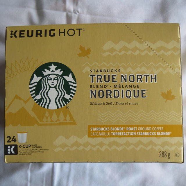 Starbucks Coffee(スターバックスコーヒー)のキューリグ×スタバ TRUE NORTH BLEND®︎ 24コ大容量236ml 食品/飲料/酒の飲料(コーヒー)の商品写真