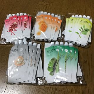 ミシャ(MISSHA)の値下げ ☆MISSHA PURE SOURCE 5種類2個ずつ(パック/フェイスマスク)