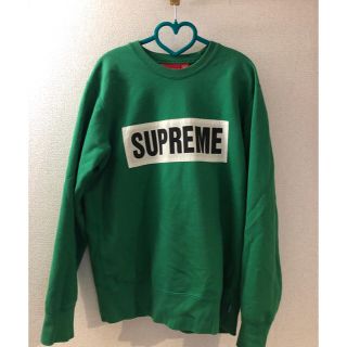 シュプリーム(Supreme)のSupreme スウェット Green(スウェット)