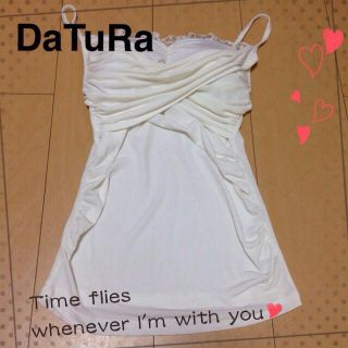 ダチュラ(DaTuRa)のDaTuRa♡パット入りレース付きキャミ(キャミソール)