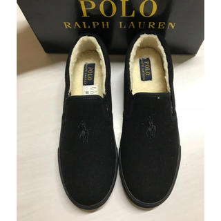 ポロラルフローレン(POLO RALPH LAUREN)の新品❤︎もこもこスリッポン❤︎ポロラルフローレン (スリッポン/モカシン)