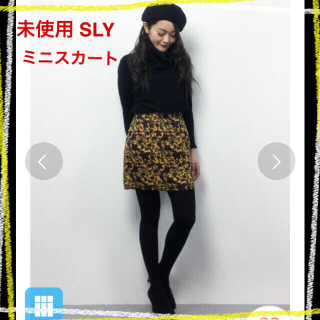 SLY(スライ)の【未使用】SLY  ノスタルジアフローラルスカート レディースのスカート(ミニスカート)の商品写真