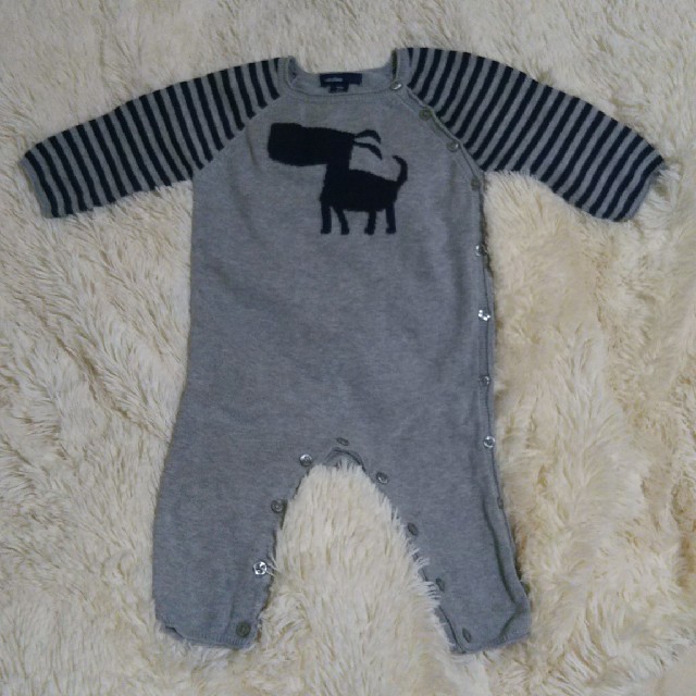 babyGAP(ベビーギャップ)のローパース80 キッズ/ベビー/マタニティのベビー服(~85cm)(ロンパース)の商品写真