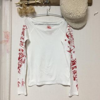 A-19)Tシャツ(xs)BLUE TATTOO JEANS USAインポート(Tシャツ(長袖/七分))