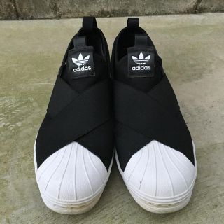 アディダス(adidas)のかおりん♡さま 一度使用 送料込 adidas スリッポン(スリッポン/モカシン)