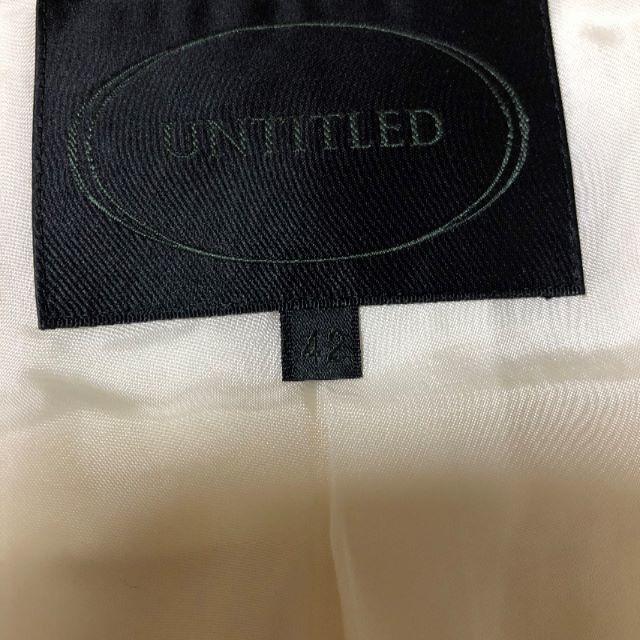 UNTITLED(アンタイトル)の★SALE★【UNTITLED×BAILA】比翼フーテッドコート・アイボリー・L レディースのジャケット/アウター(ロングコート)の商品写真