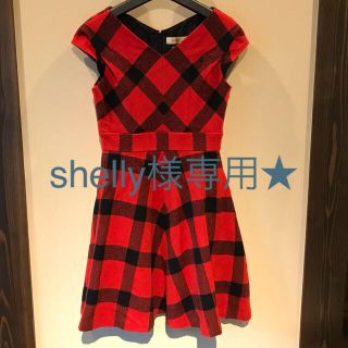 マーリエパーエフデ(Maglie par ef-de)のshelly様専用♡Maglie par ef-de♡チェック柄 ワンピース♡(ひざ丈ワンピース)