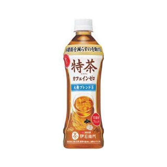 訳あり　サントリー　　特茶　カフェインゼロ　５００ｍｌ　（４８本） 食品/飲料/酒の飲料(茶)の商品写真