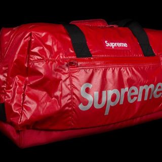 シュプリーム(Supreme)の定価以下 17AW supreme duffle bag 赤 ダッフル(ボストンバッグ)