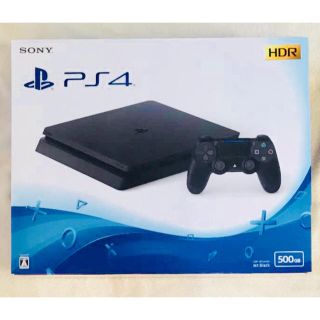 プレイステーション4(PlayStation4)のPS4 本体 500GB！ブラック 新品未開封(CUH-2100AB01)(家庭用ゲーム機本体)