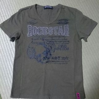 バツ(BA-TSU)のスカル VネックTシャツ 130 美品(その他)