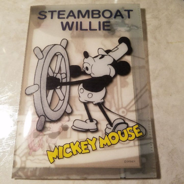 ミッキーマウス(ミッキーマウス)の蒸気船ウィリー ミッキーマウス ポストカード9枚＋クリアファイル エンタメ/ホビーのアニメグッズ(その他)の商品写真