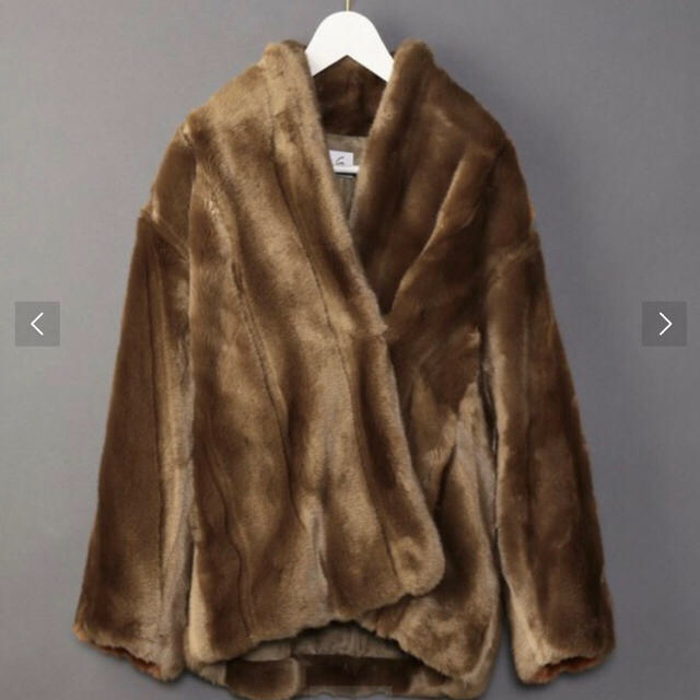 BEAUTY&YOUTH UNITED ARROWS(ビューティアンドユースユナイテッドアローズ)の6 ROKU FAKE MINK FUR COAT ｺｰﾄ レディースのジャケット/アウター(毛皮/ファーコート)の商品写真