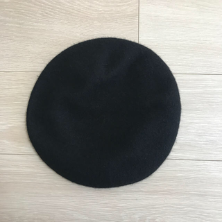アナザーエディション(ANOTHER EDITION)のななさま専用 another edition ベレー帽 黒(ハンチング/ベレー帽)