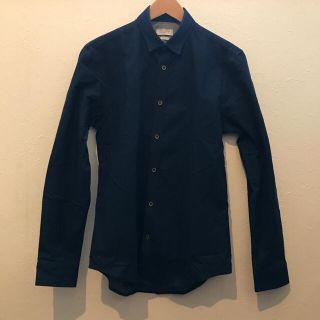 ザラ(ZARA)のakky様専用 ZARA man 長袖シャツ スリムフィット ネイビー(シャツ)