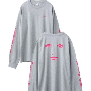 エックスガール(X-girl)のXGIRL FACE REGULAR L/S TEE 2 新品未使用 値下げ(カットソー(長袖/七分))