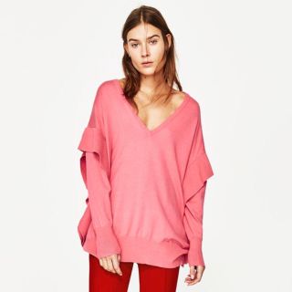 ザラ(ZARA)のZARAニット 完売 ピンク IENA マカフィー スピック&スパン(ニット/セーター)