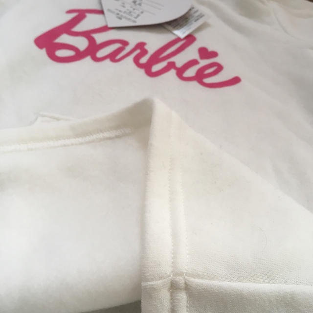 Barbie(バービー)のBarbie パーカー ワンピース 100 キッズ/ベビー/マタニティのキッズ服女の子用(90cm~)(ワンピース)の商品写真