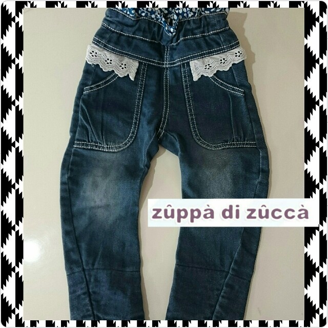 Zuppa di Zucca(ズッパディズッカ)のzuppa di zucca ☆90size☆デニムパンツ キッズ/ベビー/マタニティのキッズ服女の子用(90cm~)(パンツ/スパッツ)の商品写真