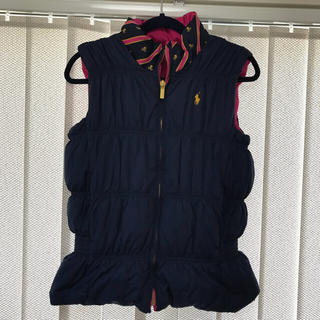 ラルフローレン(Ralph Lauren)の【値下げ】美品 ラルフローレン ダウンベスト 150(ジャケット/上着)