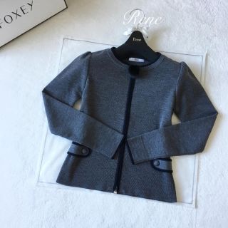 ルネ(René)の極美品❗️Rene  ルネ 今期♡Wジップ ミンク カーディガン / フォクシー(カーディガン)