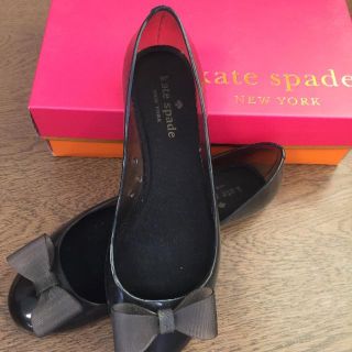 ケイトスペードニューヨーク(kate spade new york)のKate spade ゴム製バレエシューズ  お値下げ中(バレエシューズ)