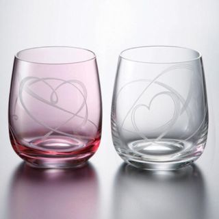 ナルミ(NARUMI)の値下げしました☆GLASS WORKS NARUMI ハート結びペアグラス(グラス/カップ)