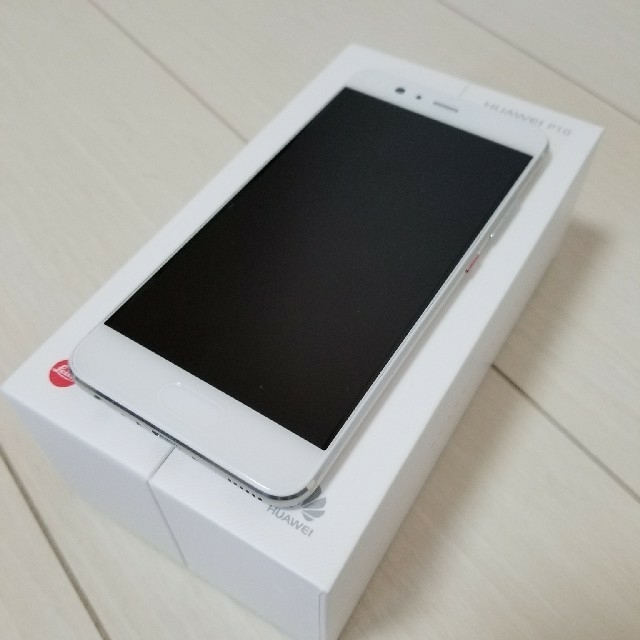 ANDROID(アンドロイド)の最安価！！ 美品 Huawei P10 ミスティックシルバー スマホ/家電/カメラのスマートフォン/携帯電話(スマートフォン本体)の商品写真