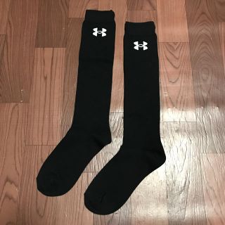 アンダーアーマー(UNDER ARMOUR)の新品販売終了品 アンダーアーマー ブラック SM ベースボール ロングソックス(ウェア)