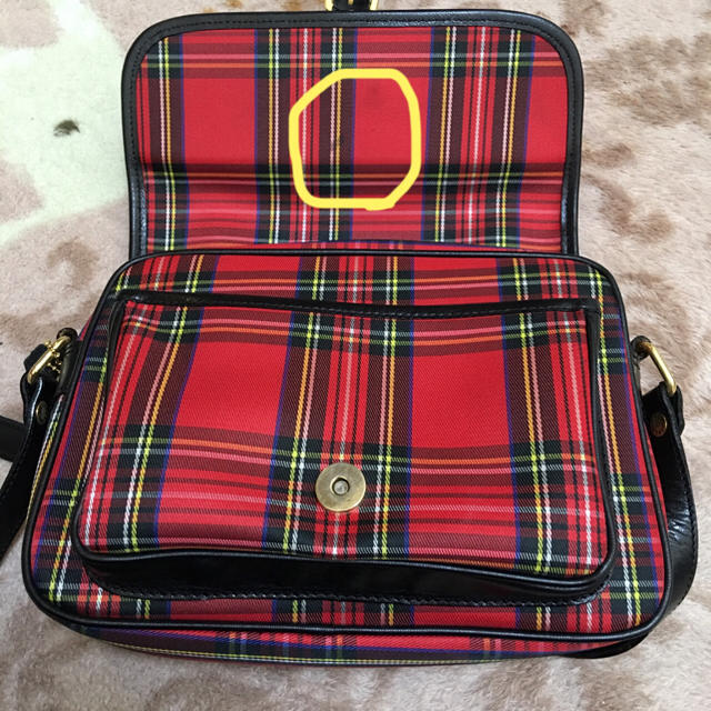 LUIGI ルイジ タータンチェック ショルダー レディースのバッグ(ショルダーバッグ)の商品写真