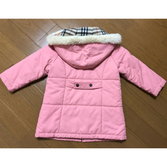 BURBERRY(バーバリー)のBURBERRYキッズコート ピンク キッズ/ベビー/マタニティのキッズ服女の子用(90cm~)(コート)の商品写真