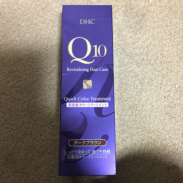 DHC(ディーエイチシー)のDHC Q10クイックカラートリートメント ダークブラウン コスメ/美容のヘアケア/スタイリング(白髪染め)の商品写真