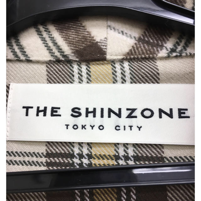 Shinzone(シンゾーン)のShinzone チェックガウン レディースのジャケット/アウター(ガウンコート)の商品写真