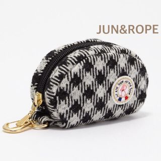 ロペ(ROPE’)の＊新品＊JUN&ROPE ジャガード柄のボールポーチ(バッグ)