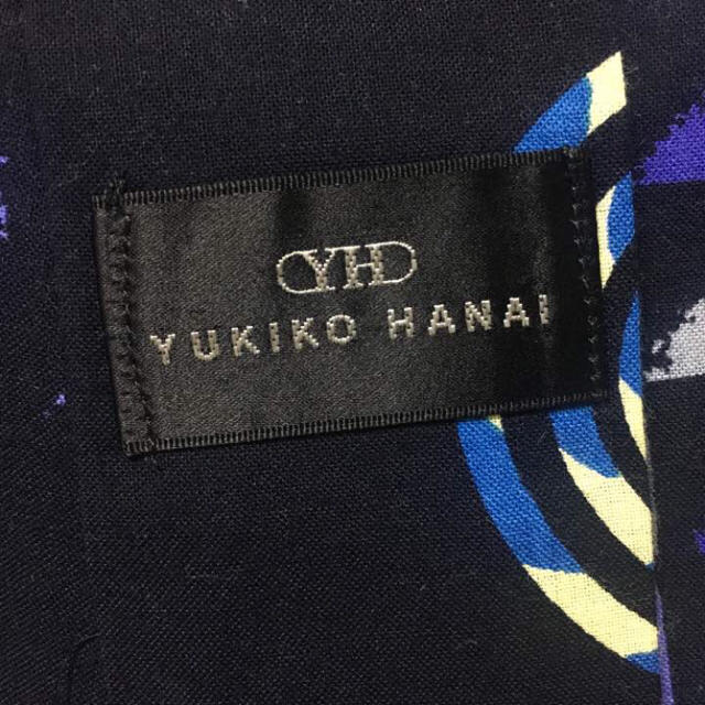 メンズ 浴衣 紺色 帯付き ブランド YUKIKO HANAI メンズの水着/浴衣(浴衣)の商品写真