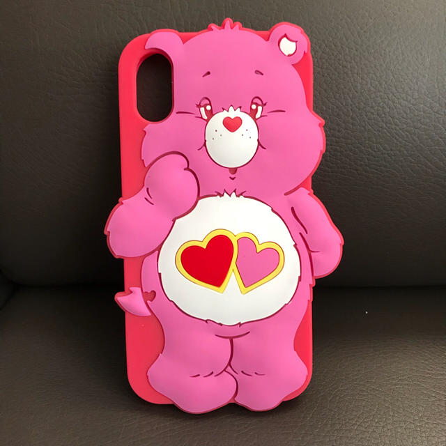 CareBears(ケアベア)のラブアロットベア ○iPhoneXカバー○新品未使用 スマホ/家電/カメラのスマホアクセサリー(iPhoneケース)の商品写真