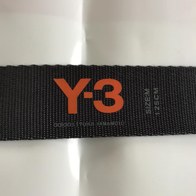 Y-3(ワイスリー)のy-3 ロングベルト Mサイズ ブラック メンズのファッション小物(ベルト)の商品写真