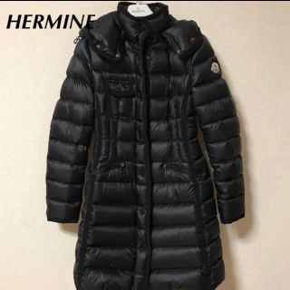 モンクレール(MONCLER)の【国内正規品】MONCLER◆エルミンヌ◆黒◆希少サイズ(ダウンコート)