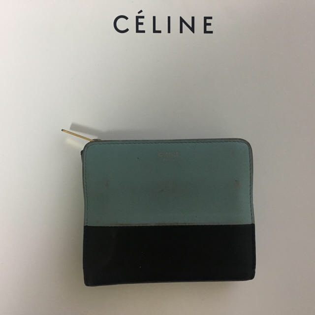 celine(セリーヌ)のcelineセリーヌ三つ折り財布バイカラー レディースのファッション小物(財布)の商品写真