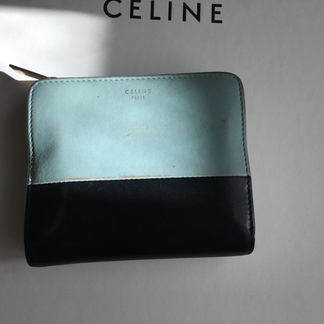 celine(セリーヌ)のcelineセリーヌ三つ折り財布バイカラー レディースのファッション小物(財布)の商品写真