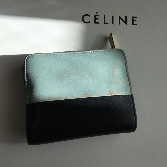 celine(セリーヌ)のcelineセリーヌ三つ折り財布バイカラー レディースのファッション小物(財布)の商品写真