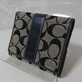 コーチ(COACH)の説明文必読★COACH★コーチ★シグネチャー Wホック 二つ折り 財布(財布)