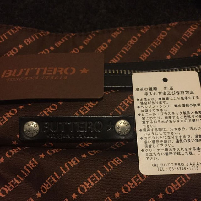 BUTTERO(ブッテロ)の【極美品】BUTTERO(ブッテロ) トートバック メンズのバッグ(その他)の商品写真