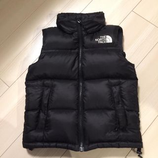 ザノースフェイス(THE NORTH FACE)のノースフェイス  ヌプシ ダウンベスト kids 110 黒 美品(ジャケット/上着)