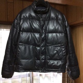 ショット(schott)の☆希少☆ショット 黒レザー ダウンジャケット(ダウンジャケット)