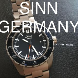 シン(SINN)のジン SINN EZM9 チタン 美品　TESTAFドイツ製　ギャランティー付き(腕時計(アナログ))