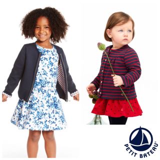 プチバトー(PETIT BATEAU)の【ももこまる様専用】プチバトー 36m マリニエールカーディガン(カーディガン)