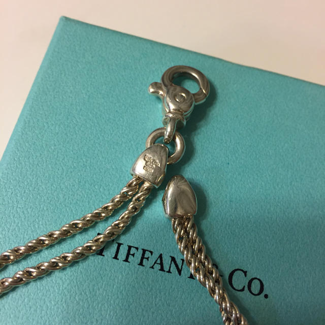 TIFFANY ダブルロープハート　ティファニーブレスレット