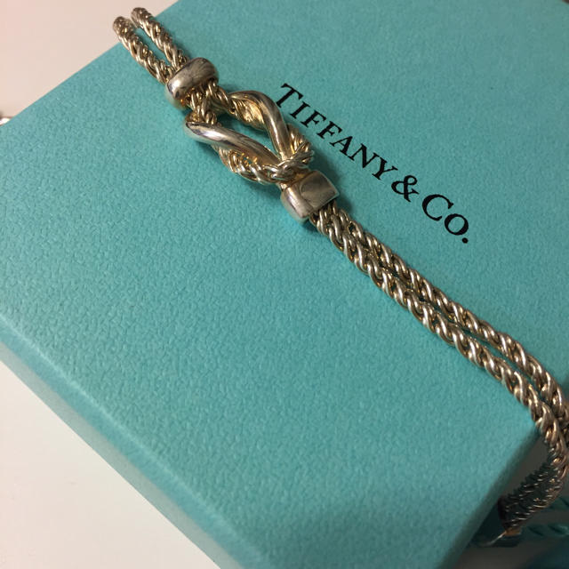 TIFFANY ダブルロープハート　ティファニーブレスレット