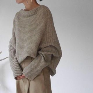 ドゥーズィエムクラス(DEUXIEME CLASSE)のargue LAMBSWOOL Reversible Deformed(ニット/セーター)